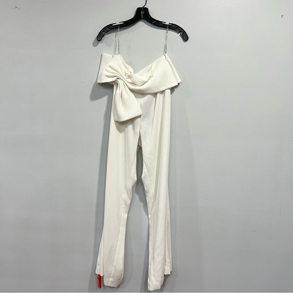 Sachin & Babi Ivory Whitley Flare Leg With Waist Large Bow Detail Pants -Reemoly - Picture 13 of 16